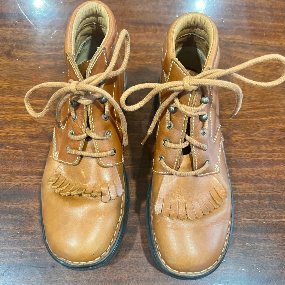 Double H Leather Short Boot, 6